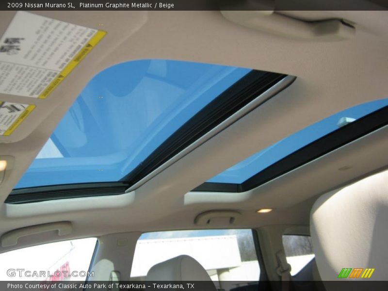 Platinum Graphite Metallic / Beige 2009 Nissan Murano SL