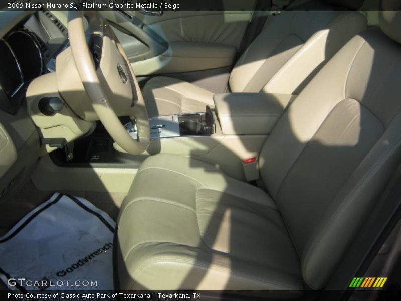 Platinum Graphite Metallic / Beige 2009 Nissan Murano SL