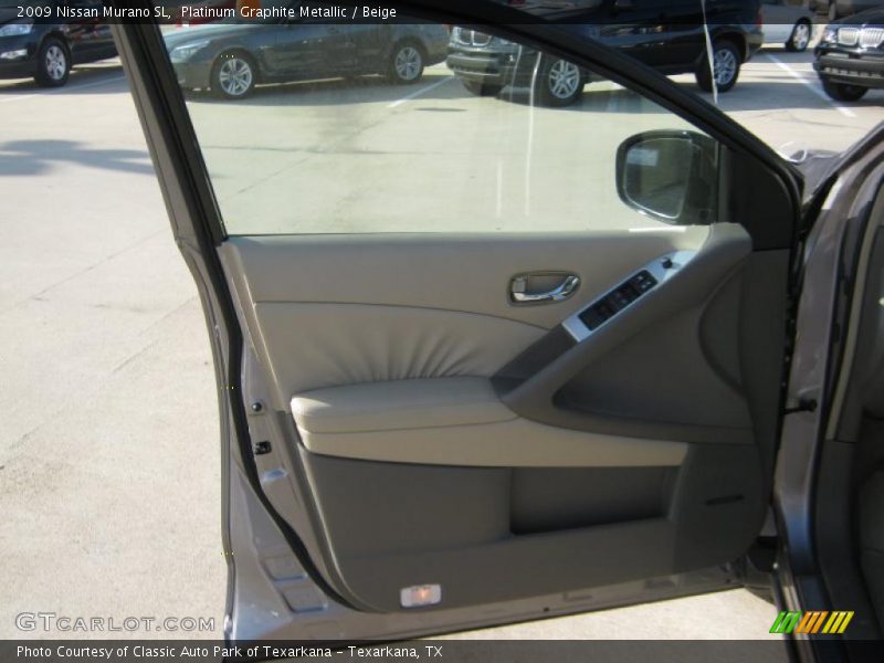 Platinum Graphite Metallic / Beige 2009 Nissan Murano SL