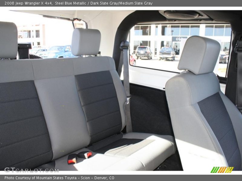 Steel Blue Metallic / Dark Slate Gray/Medium Slate Gray 2008 Jeep Wrangler X 4x4