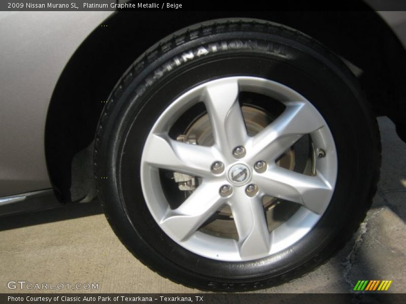 Platinum Graphite Metallic / Beige 2009 Nissan Murano SL