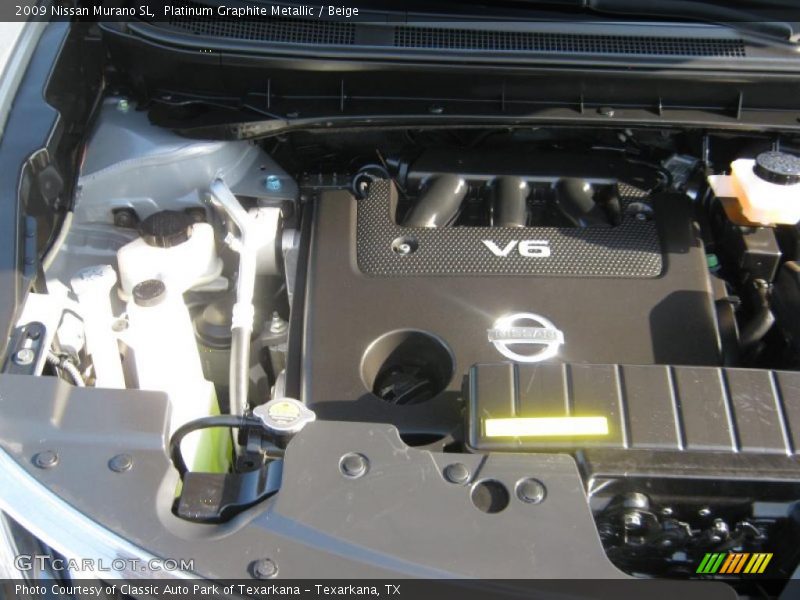 Platinum Graphite Metallic / Beige 2009 Nissan Murano SL