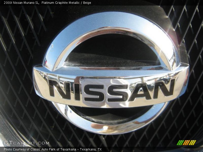 Platinum Graphite Metallic / Beige 2009 Nissan Murano SL