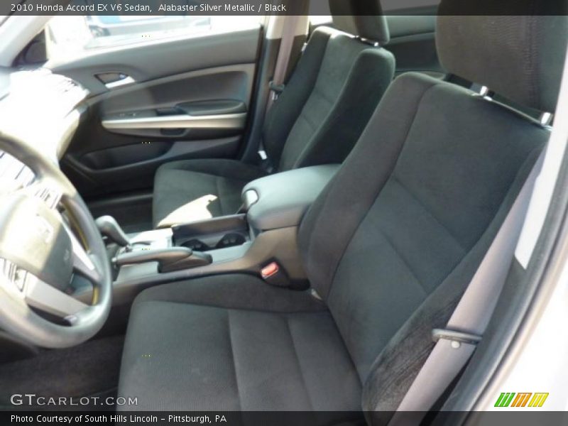  2010 Accord EX V6 Sedan Black Interior