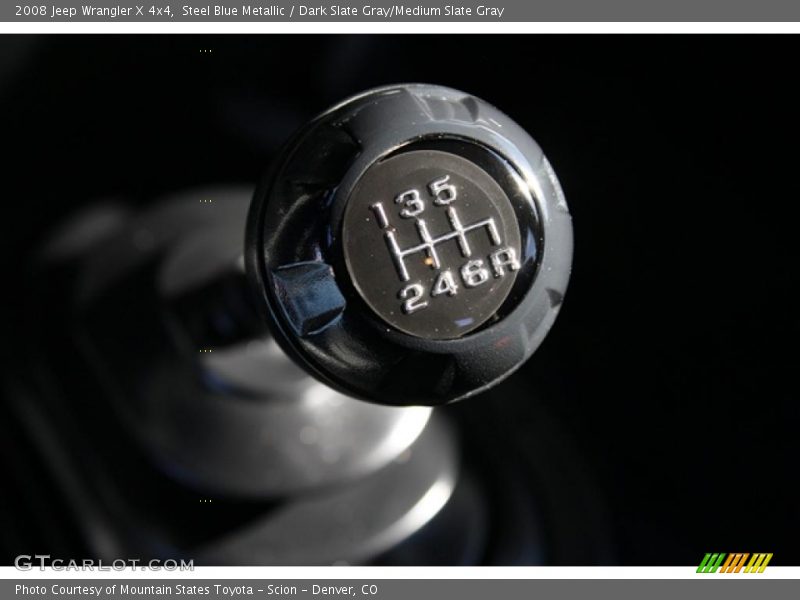 Steel Blue Metallic / Dark Slate Gray/Medium Slate Gray 2008 Jeep Wrangler X 4x4