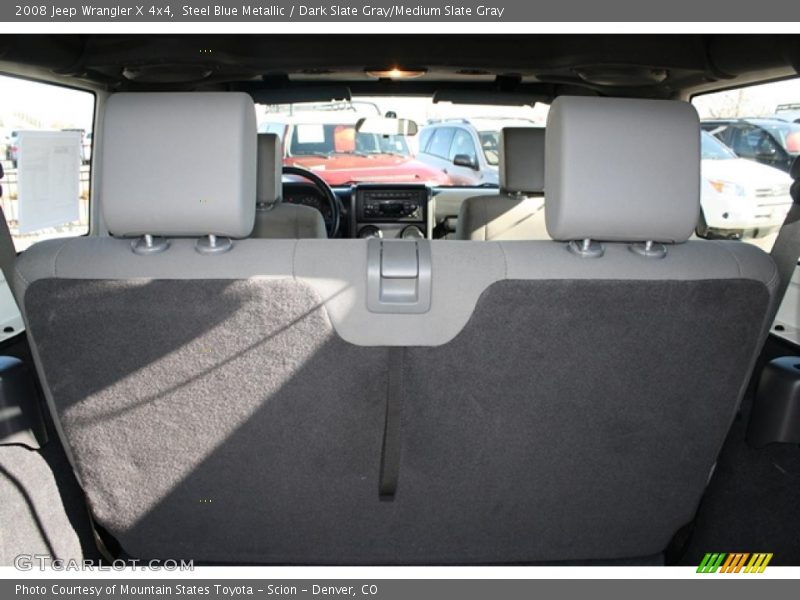 Steel Blue Metallic / Dark Slate Gray/Medium Slate Gray 2008 Jeep Wrangler X 4x4