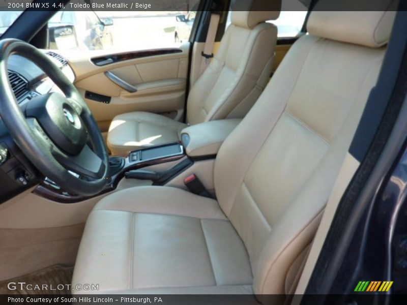 Toledo Blue Metallic / Beige 2004 BMW X5 4.4i