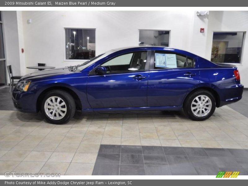 Maizen Blue Pearl / Medium Gray 2009 Mitsubishi Galant ES