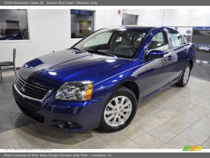 Maizen Blue Pearl / Medium Gray 2009 Mitsubishi Galant ES