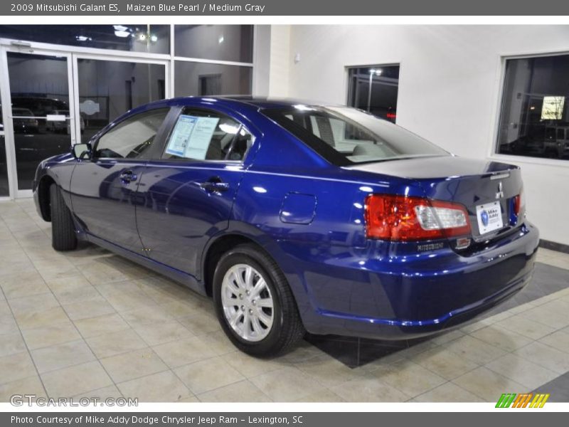 Maizen Blue Pearl / Medium Gray 2009 Mitsubishi Galant ES