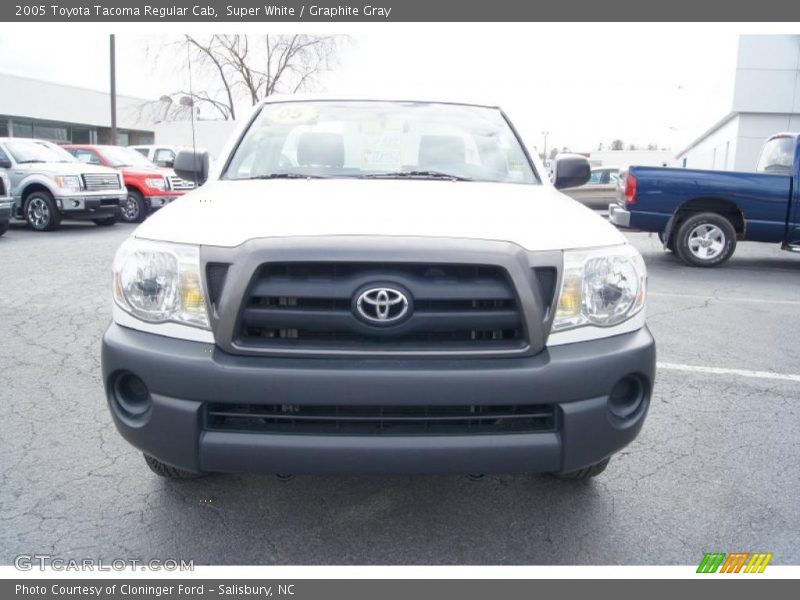 Super White / Graphite Gray 2005 Toyota Tacoma Regular Cab