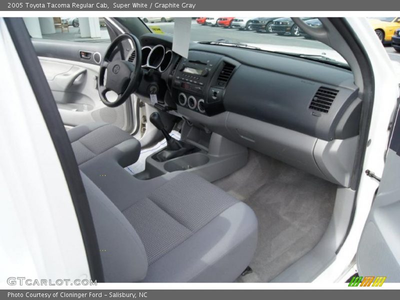  2005 Tacoma Regular Cab Graphite Gray Interior