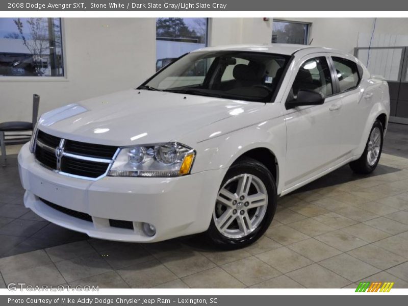 Stone White / Dark Slate Gray/Light Slate Gray 2008 Dodge Avenger SXT