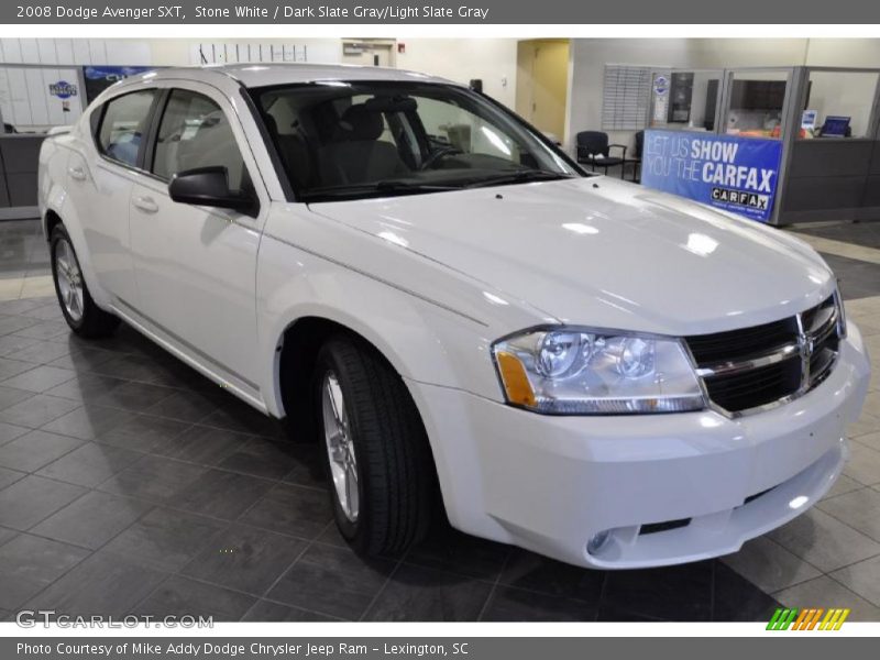 Stone White / Dark Slate Gray/Light Slate Gray 2008 Dodge Avenger SXT