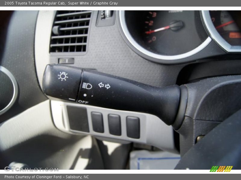 Controls of 2005 Tacoma Regular Cab