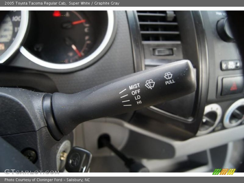 Controls of 2005 Tacoma Regular Cab