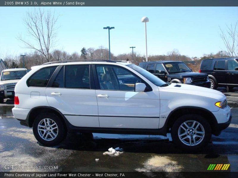 Alpine White / Sand Beige 2005 BMW X5 3.0i