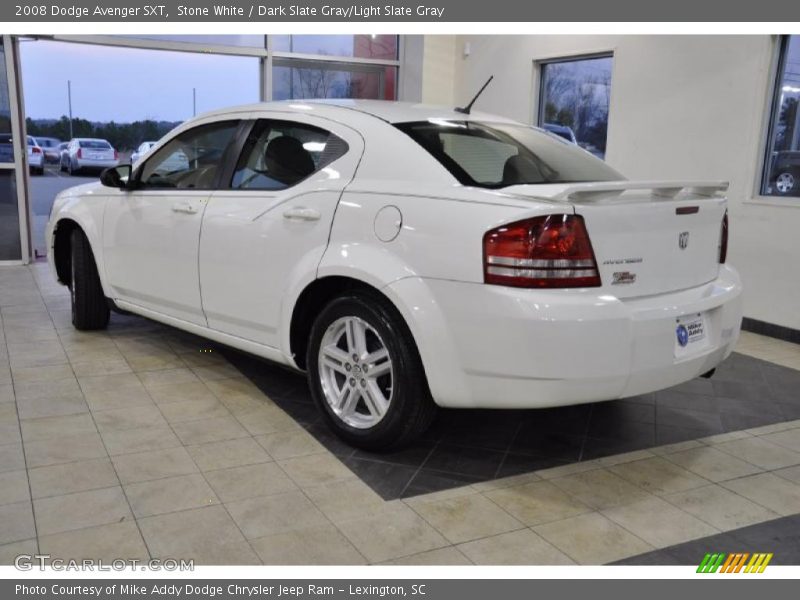 Stone White / Dark Slate Gray/Light Slate Gray 2008 Dodge Avenger SXT