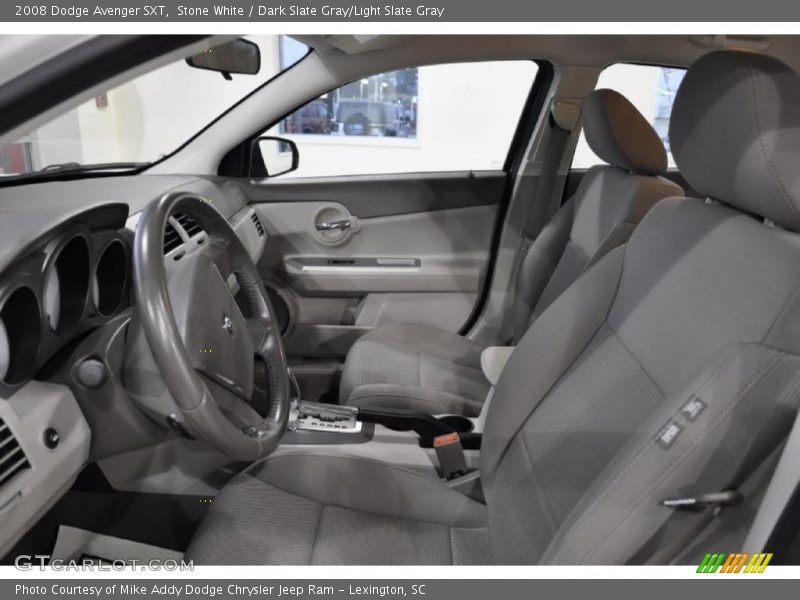 Stone White / Dark Slate Gray/Light Slate Gray 2008 Dodge Avenger SXT