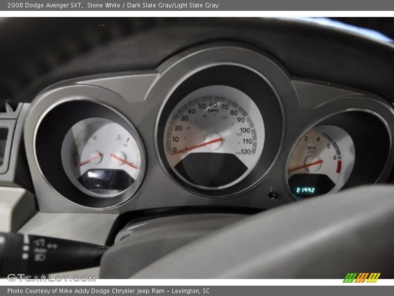 Stone White / Dark Slate Gray/Light Slate Gray 2008 Dodge Avenger SXT