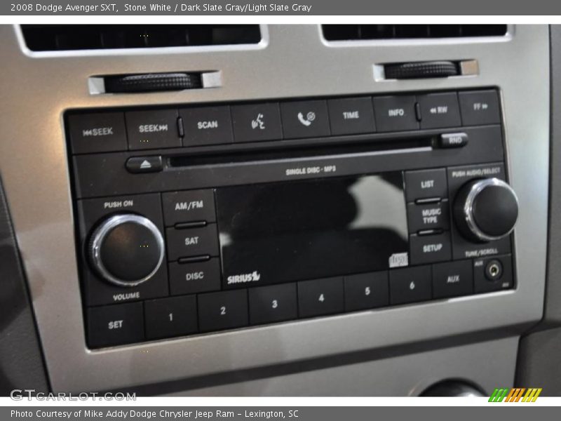Stone White / Dark Slate Gray/Light Slate Gray 2008 Dodge Avenger SXT