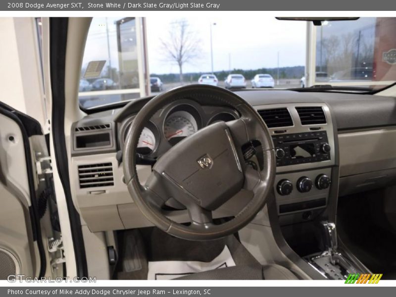 Stone White / Dark Slate Gray/Light Slate Gray 2008 Dodge Avenger SXT