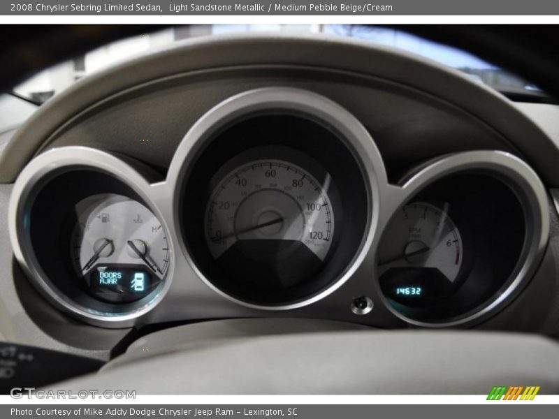 Light Sandstone Metallic / Medium Pebble Beige/Cream 2008 Chrysler Sebring Limited Sedan
