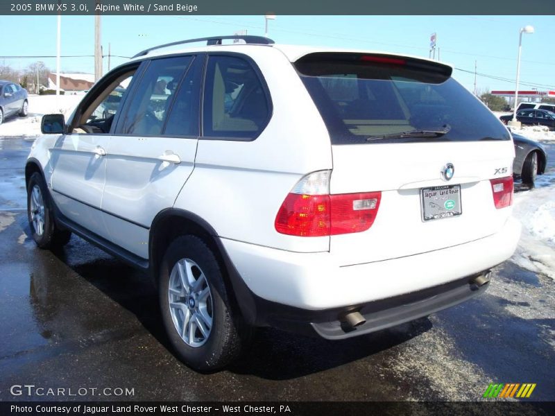 Alpine White / Sand Beige 2005 BMW X5 3.0i