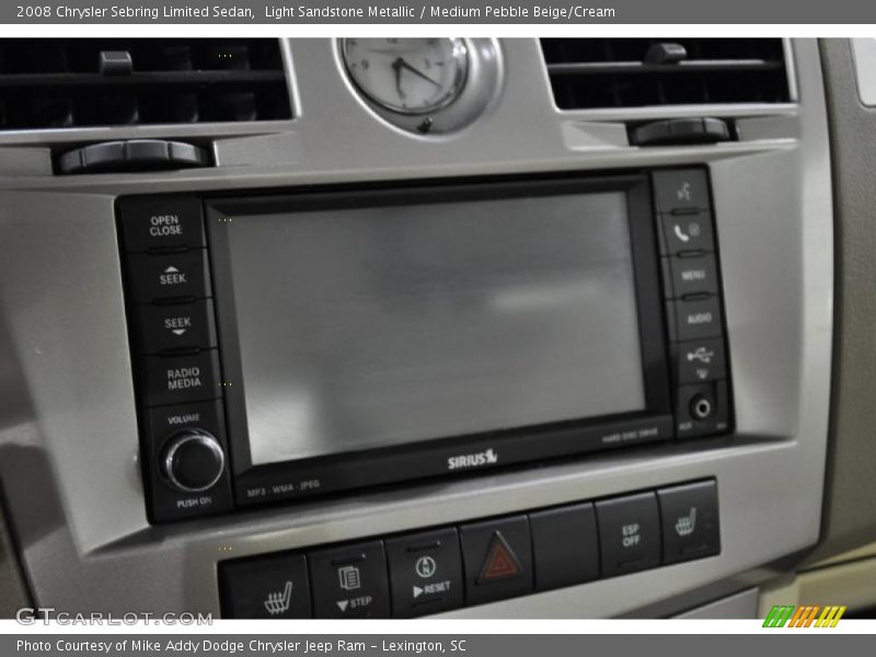 Light Sandstone Metallic / Medium Pebble Beige/Cream 2008 Chrysler Sebring Limited Sedan