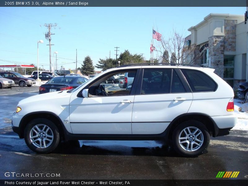Alpine White / Sand Beige 2005 BMW X5 3.0i