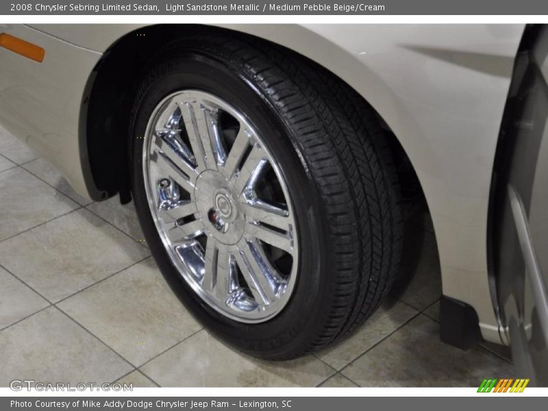 Light Sandstone Metallic / Medium Pebble Beige/Cream 2008 Chrysler Sebring Limited Sedan