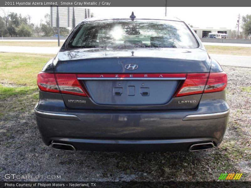 Smoke Gray Metallic / Gray 2011 Hyundai Azera Limited