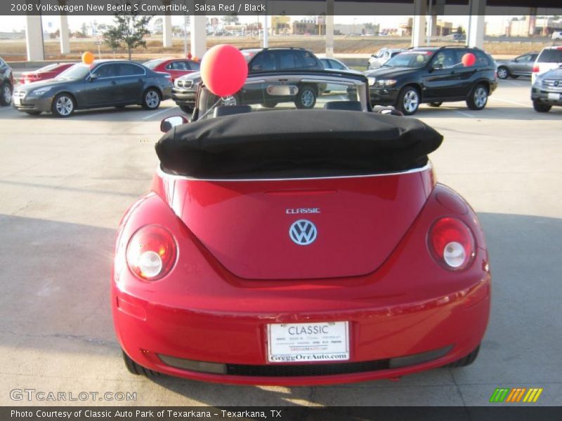 Salsa Red / Black 2008 Volkswagen New Beetle S Convertible
