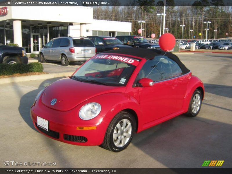 Front 3/4 View of 2008 New Beetle S Convertible
