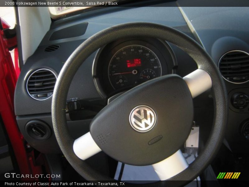 Salsa Red / Black 2008 Volkswagen New Beetle S Convertible