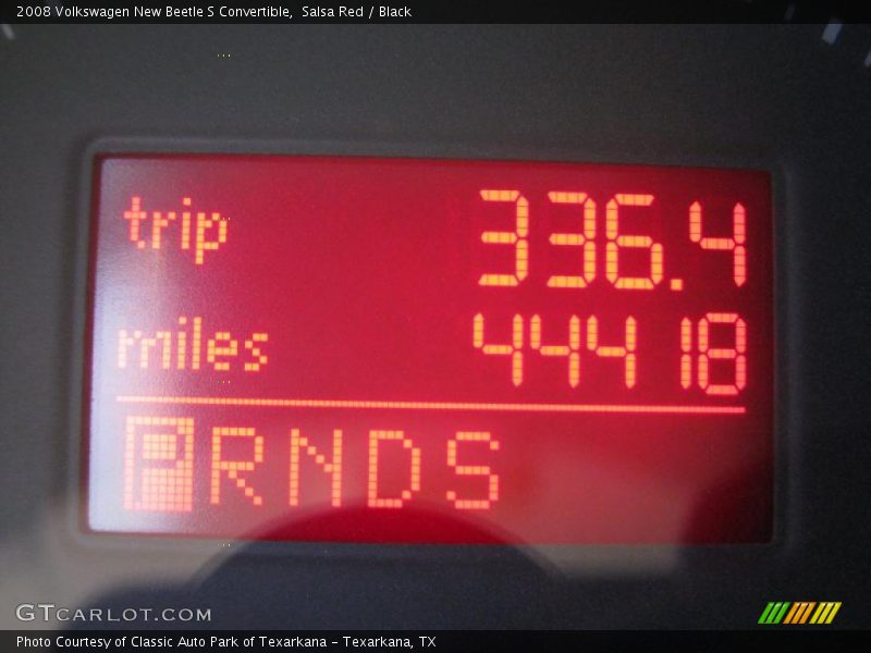 Salsa Red / Black 2008 Volkswagen New Beetle S Convertible