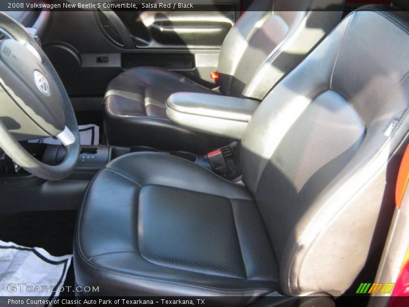 Salsa Red / Black 2008 Volkswagen New Beetle S Convertible