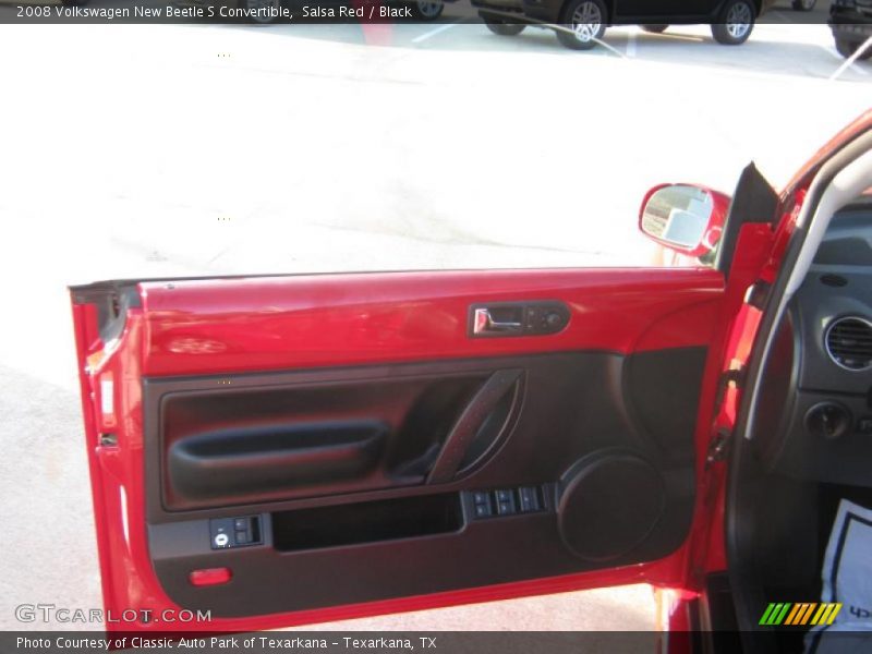 Salsa Red / Black 2008 Volkswagen New Beetle S Convertible