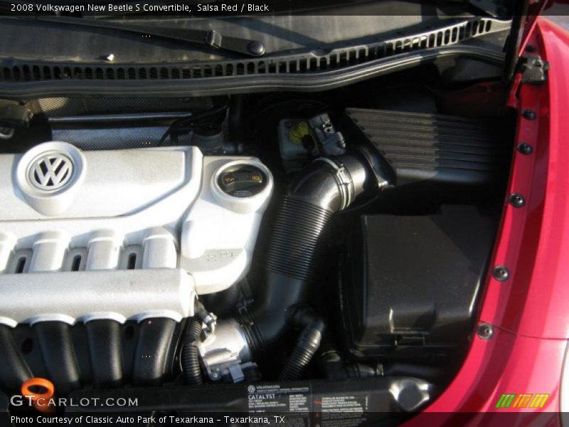 Salsa Red / Black 2008 Volkswagen New Beetle S Convertible