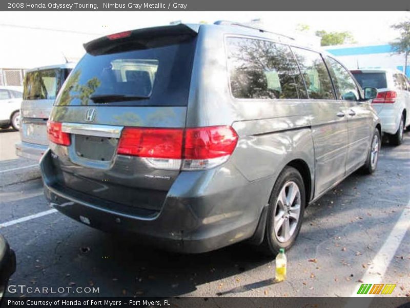 Nimbus Gray Metallic / Gray 2008 Honda Odyssey Touring