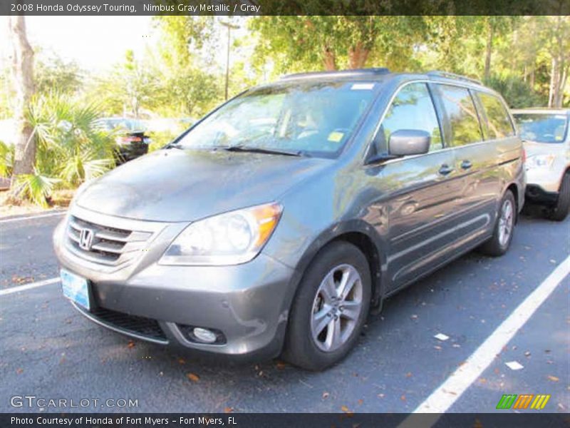 Nimbus Gray Metallic / Gray 2008 Honda Odyssey Touring