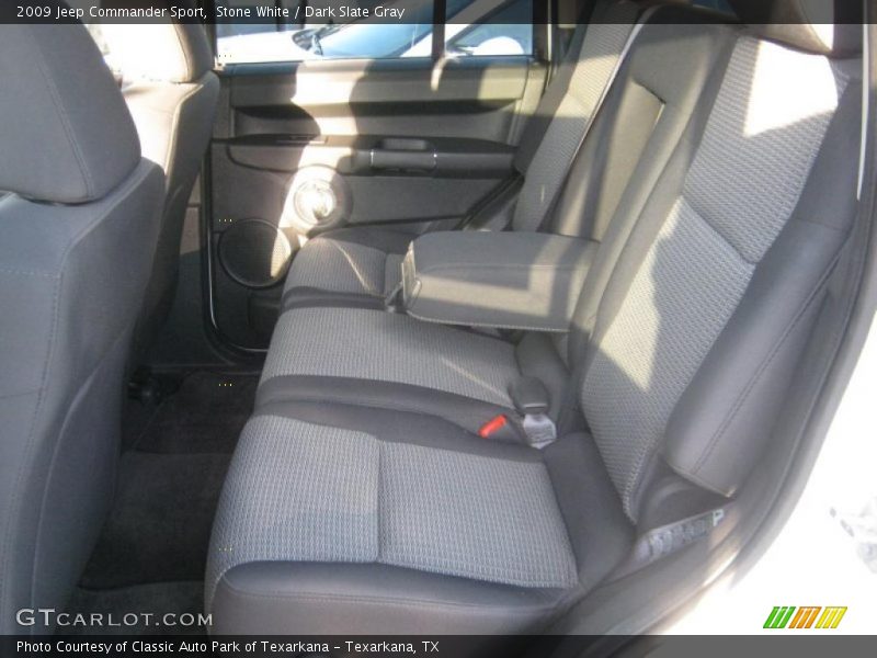 Stone White / Dark Slate Gray 2009 Jeep Commander Sport