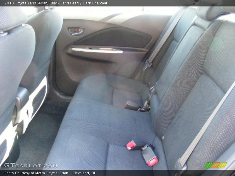 Black Sand Pearl / Dark Charcoal 2010 Toyota Yaris Sedan