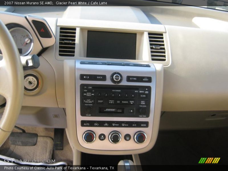 Glacier Pearl White / Cafe Latte 2007 Nissan Murano SE AWD