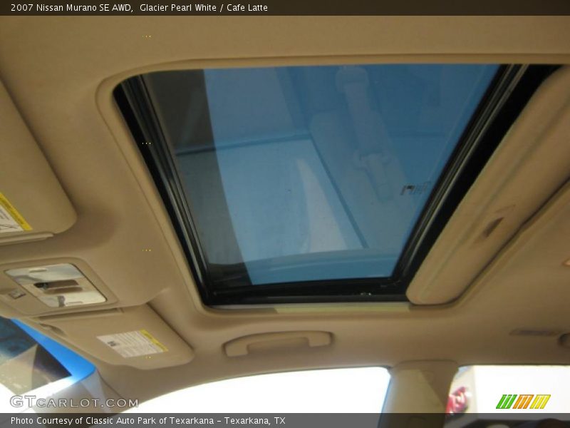 Glacier Pearl White / Cafe Latte 2007 Nissan Murano SE AWD