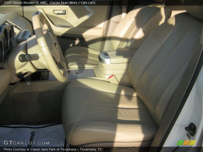 Glacier Pearl White / Cafe Latte 2007 Nissan Murano SE AWD