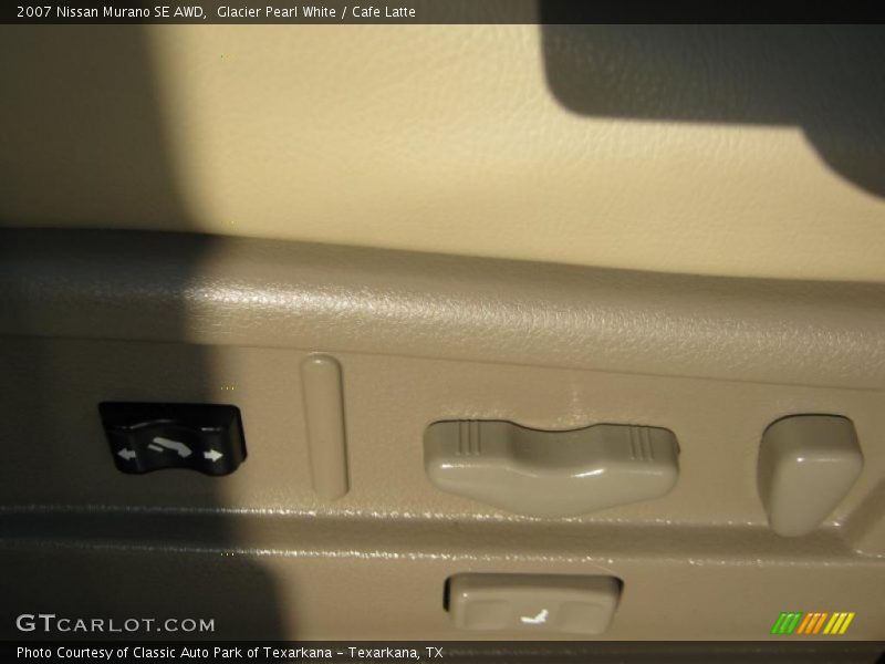 Glacier Pearl White / Cafe Latte 2007 Nissan Murano SE AWD