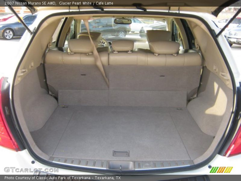 Glacier Pearl White / Cafe Latte 2007 Nissan Murano SE AWD