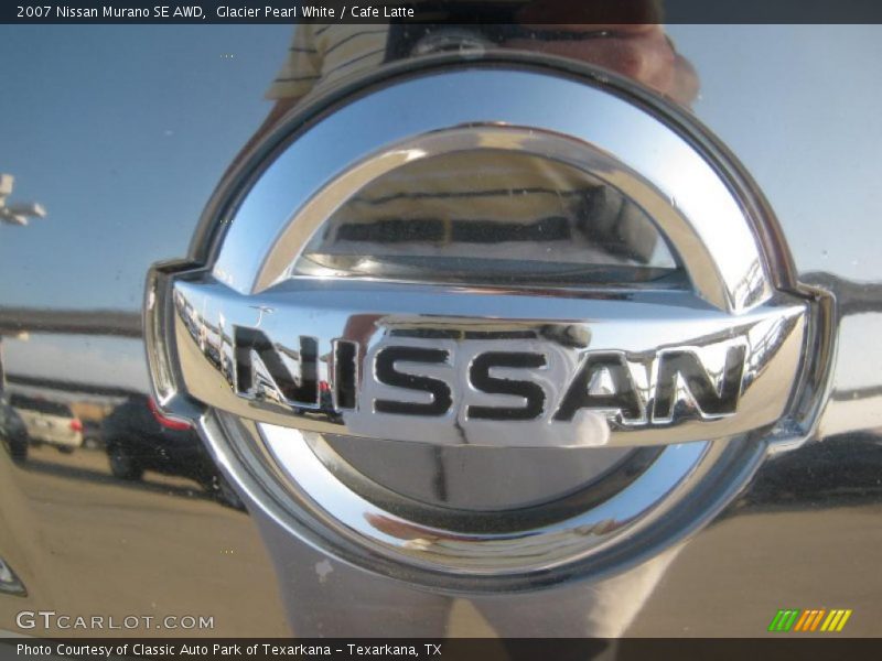 Glacier Pearl White / Cafe Latte 2007 Nissan Murano SE AWD