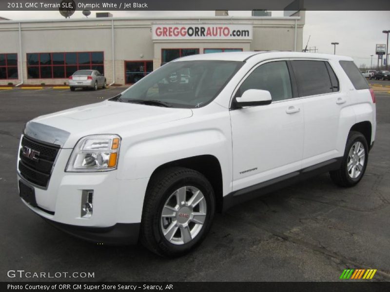 Olympic White / Jet Black 2011 GMC Terrain SLE